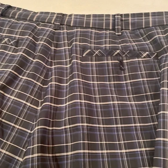 Gordon Cooper plaid black and white plaid golf shorts Size 40 - Picture 3 of 4